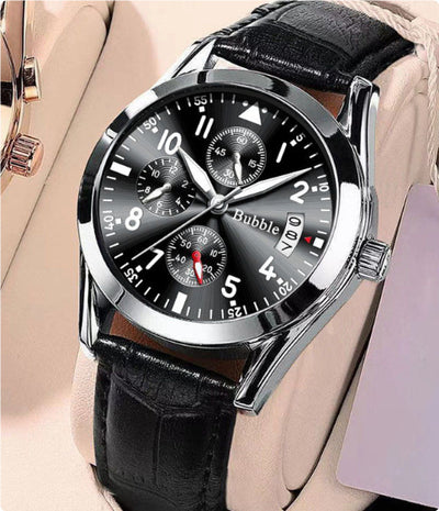 Reloj Automático de Cuarzo Luminoso Resistente al Agua con Seis Agujas para Hombre - Image 12