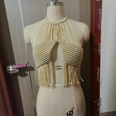 Top Bikini Playero con Borlas para Mujer - Image 13