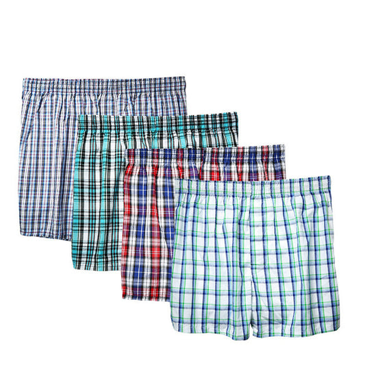 Calzoncillos de Algodón Cuadros para Hombre Talla Grande - Image 2