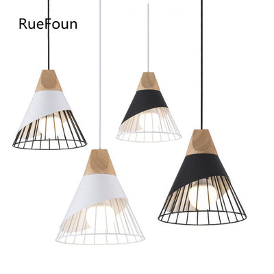 Lámpara Colgante de Cuerno y Hierro para Sala, Recámara y Estudio - Image 11