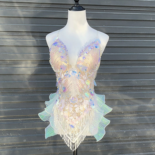 Traje de Baño Estampado Fish Festivales Electrónica Moda EDC - Image 3