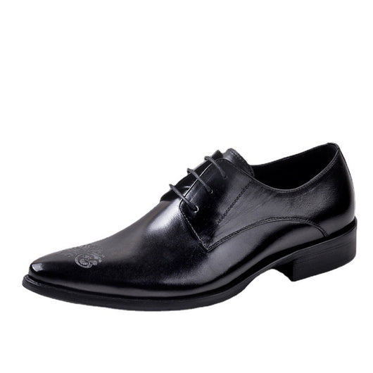 Zapatos de Cuero Ejecutivo con Punta Tallada - Elegancia Profesional - Image 6
