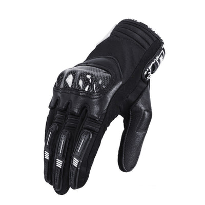 Guantes de Motocicleta Piel de Oveja con Fibra de Carbono para Motorista - Image 7