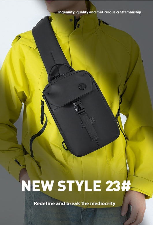 Mochila Casual de Gran Capacidad con Bolsa Pectoral - Diseño Moderno y Funcional - Image 11
