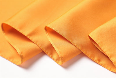 Pañuelo de Seda Liso con Amarre para Cabello - Image 40