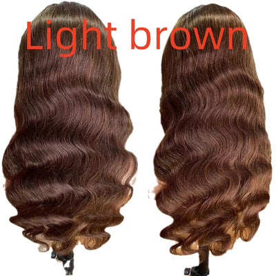 Peluca Larga Ondulada Marrón - Cobertura Completa de Cabello Rizado - Image 11