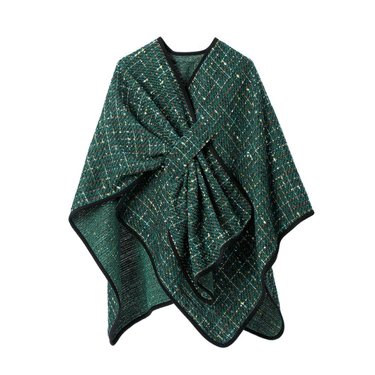 Chal Navideño de Lentejuelas Multicolor para Mujer - Image 5