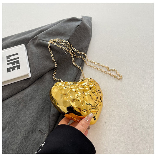 Bolso Bandolera Acrílico con Diseño de Corazón Meteorito Brillante - Image 17