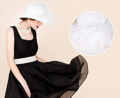 Sombrero de Organza Elegante para Dama - Image 2