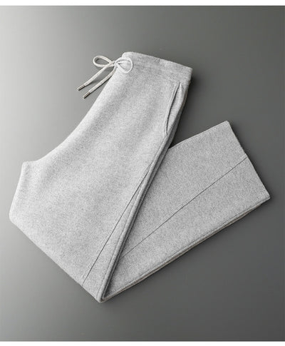Suéter Tejido de Lana Reversible para Hombre con Cierre - Colores Sólidos - Image 24