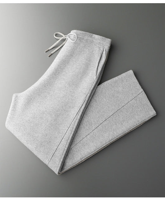 Suéter Tejido de Lana Reversible para Hombre con Cierre - Colores Sólidos - Image 24