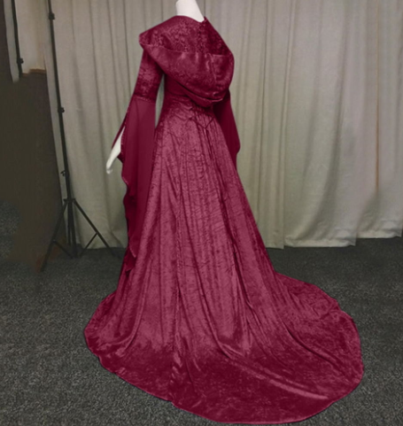 Vestido de Novia Medieval Retro - Image 7
