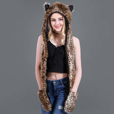 Conjunto Infantil 3 en 1: Gorro, Bufanda y Guantes con Diseño Animal de Peluche - Image 16