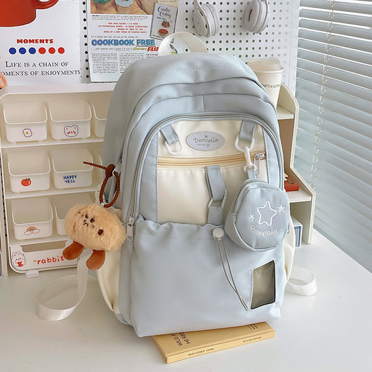 Mochila Escolar para Niñas de Estilo Coreano - Image 8