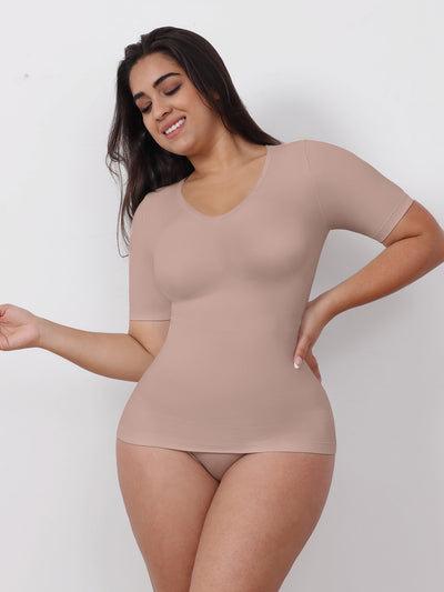Corset Reductor con Manga Corta - Ajuste Abdominal para Mujer - Image 21
