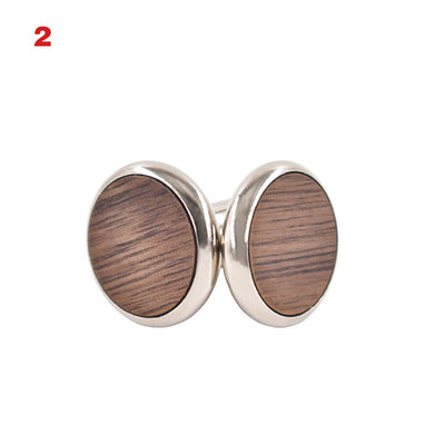 Mancuernillas de Madera Nogal Americano - Puño Francés Elegante - Image 9