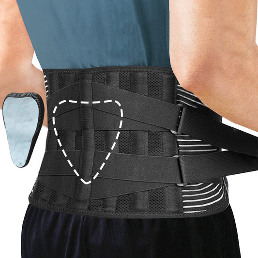 Faja de Compresión Dual con Malla Transpirable para Soporte Lumbar
