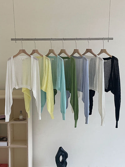 Blusa Protectora Solar con Mangas Farol Huecas y Corte Suelto - Image 17
