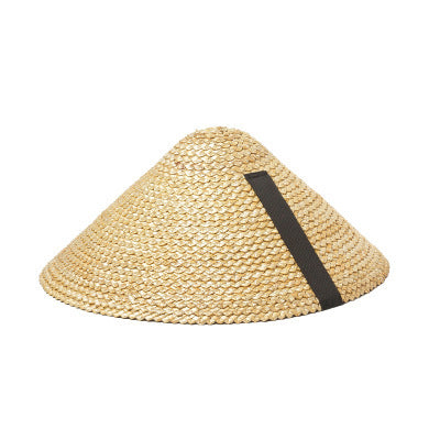 Sombrero de Paja Tejido Onda con Correa - Image 3