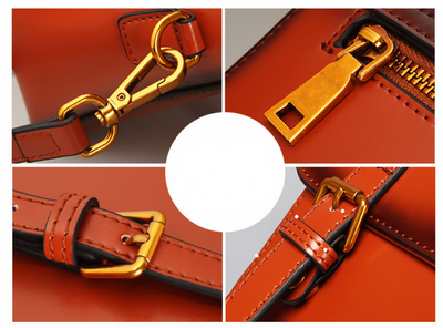 Bolso Mensajero de Cuero Genuino - Estilo Versátil para Mujer - Image 23