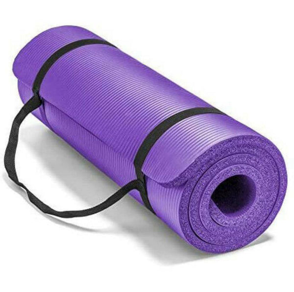 Tapete de Yoga Antideslizante Extra Ancho para Fitness y Recuperación