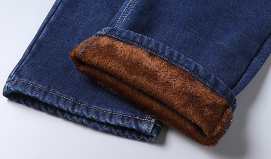 Pantalones Vaqueros Térmicos Gruesos para Hombre - Abrigo Invierno - Image 15