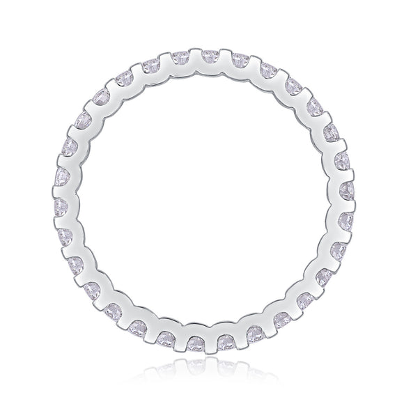Anillo de Moissanita Plata 925 para Mujer