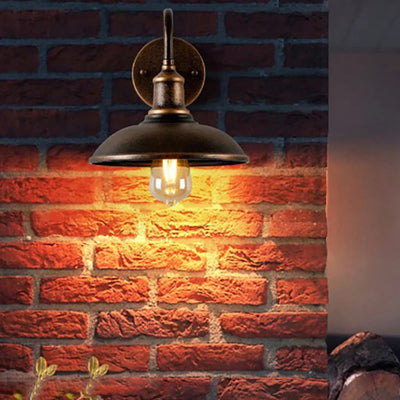Lámpara de Pared Exterior Impermeable Estilo Retro Hierro Forjado - Image 12