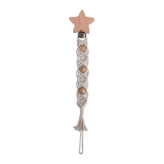 Mordedor Tejido a Mano con Cuerda y Anilla Anti-caída - Juguete Seguro de Madera de Haya - Image 3