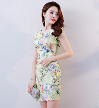 Vestido Cheongsam Elegante para Verano - Image 46