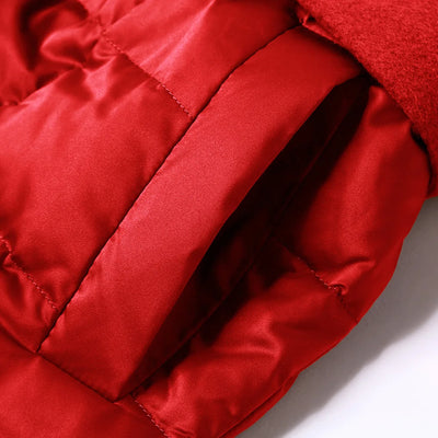 Chaqueta Acolchada con Capucha y Parches de Encaje para Mujer - Image 15