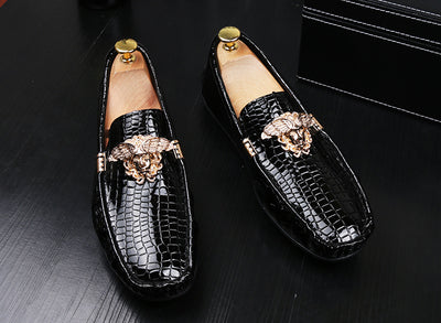 Zapatos de Cuero para Hombre con Estilo Personalizado - Image 10