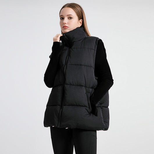 Chaleco Térmico Acolchado sin Mangas con Cuello Alto para Mujer - Image 7