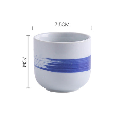 Taza de Té de Cerámica Artesanal Estilo Hotel Japonés - Image 4