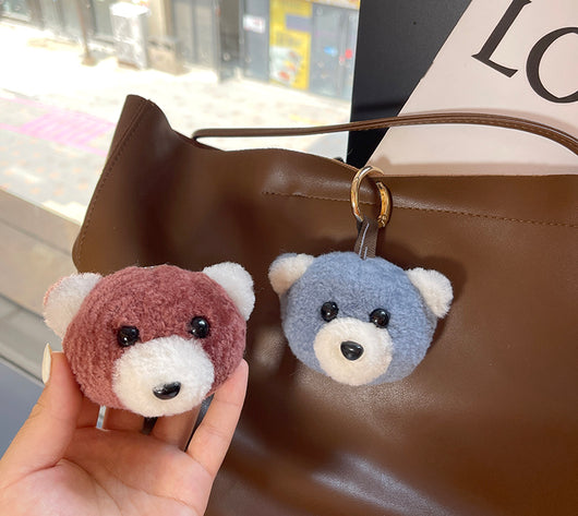 Llavero Peluche Oso de Lana Real - Accesorio Adorable para Auto - Image 11