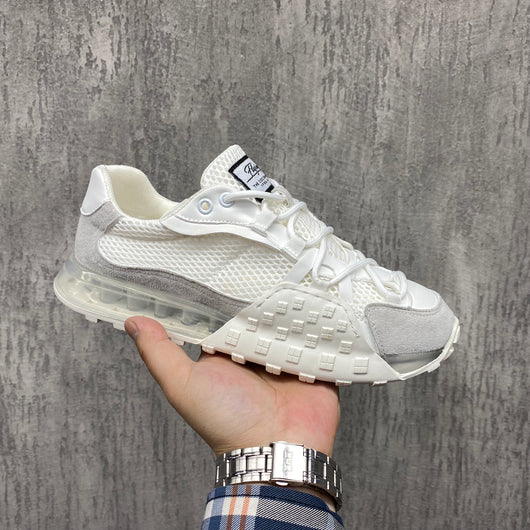 Zapatos Blancos Deportivos con Cojín de Aire y Suela Suave - Image 23