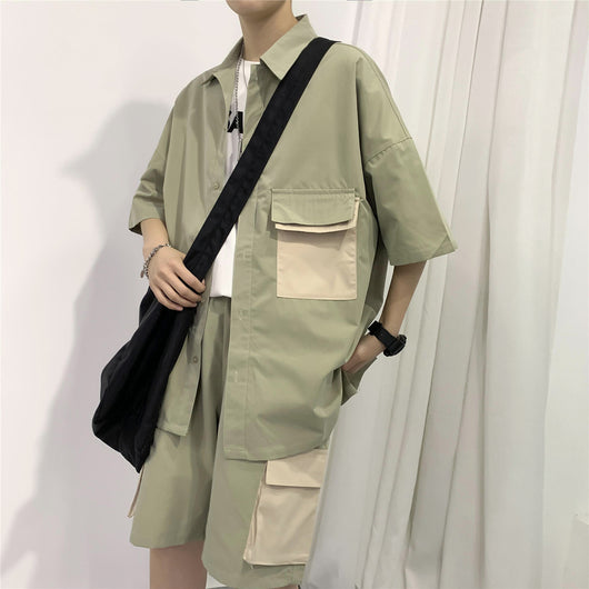 Conjunto Deportivo de Verano: Camisa Manga Corta y Shorts - Image 2