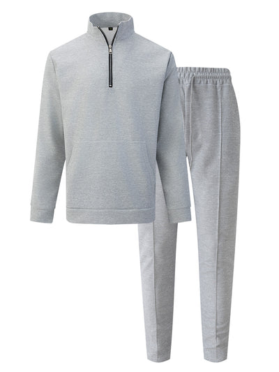 Conjunto Deportivo con Capucha y Cremallera: Sudadera y Pantalón Texturizado - Image 11