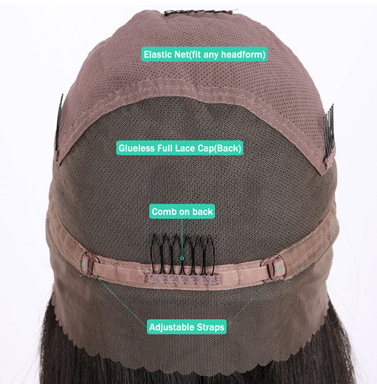 Peluca Bob de Encaje Completo con Sistema Semi-mecánico para Damas - Image 11