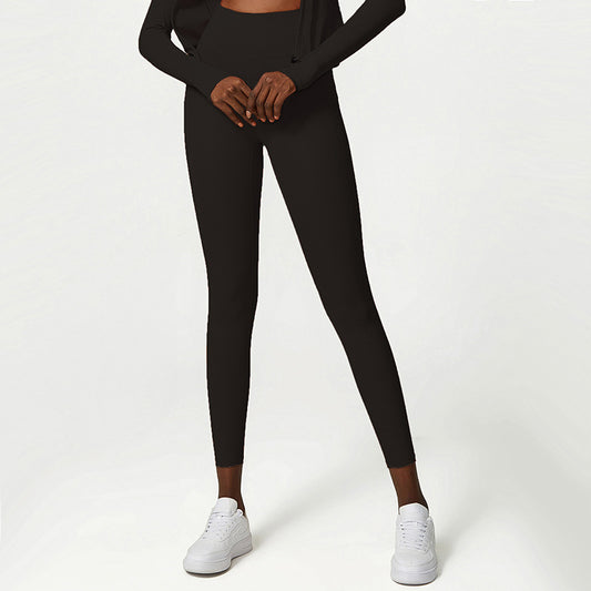 Pantalones Cortos Deportivos Yoga sin Marcas Talle Alto Antiencogimiento