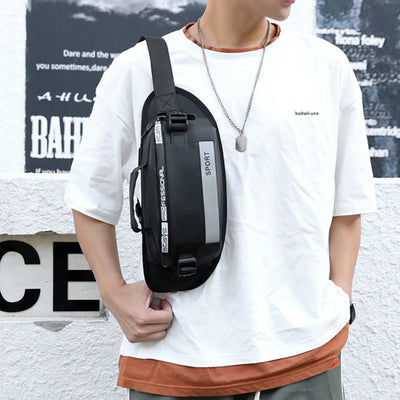 Bolsa Reflectante de Cintura para Hombre - Mochila Crossbody Deportiva - Image 5