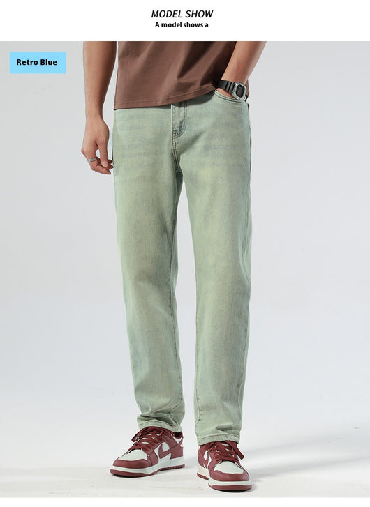 Pantalones Vaqueros Stretch Nostálgicos Slim Fit para Hombre - Image 10