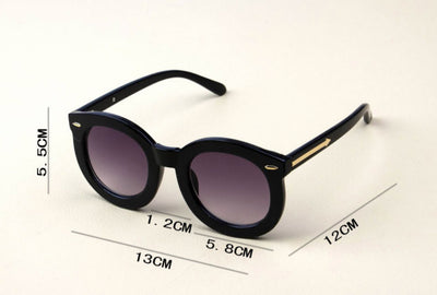 Gafas de Sol Infantiles con Montura Grande Redonda y Detalles Reflectantes - Image 7