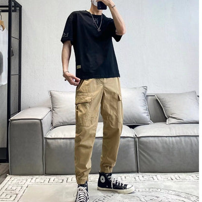 Pantalones Casuales Holgados para Trabajo Otoño Hombre - Image 4