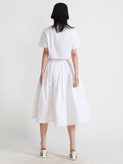 Conjunto Retro Dos Piezas Blusa Corta para Mujer - Image 10