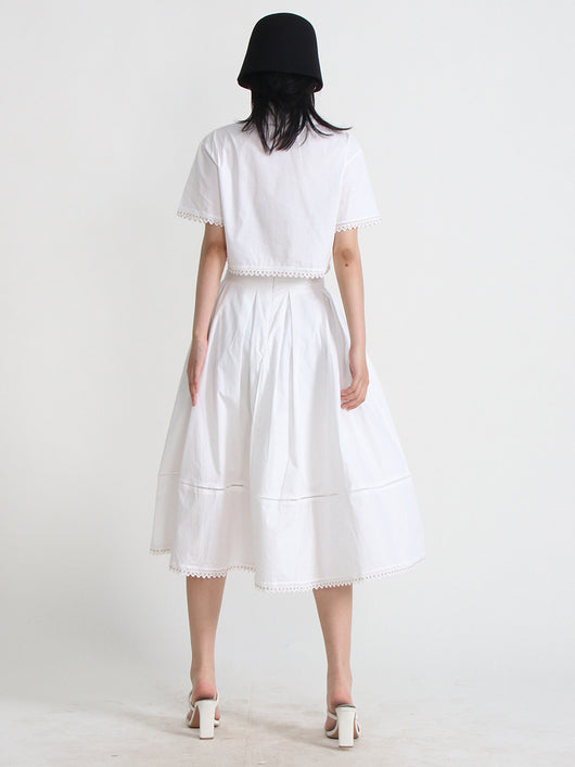 Conjunto Retro Dos Piezas Blusa Corta para Mujer - Image 10
