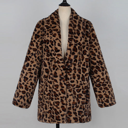 Abrigo de Piel Sintética para Mujer Invierno - Image 12