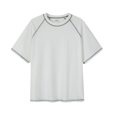 Playera Raglan Hombre con Costuras Decorativas y Cuello Redondo - Image 7