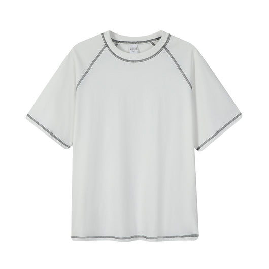 Playera Raglan Hombre con Costuras Decorativas y Cuello Redondo - Image 7