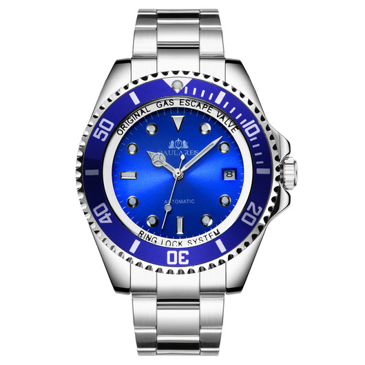 Reloj Automático Mecánico Luminoso de Acero Inoxidable con Esfera Multicolor - Image 4